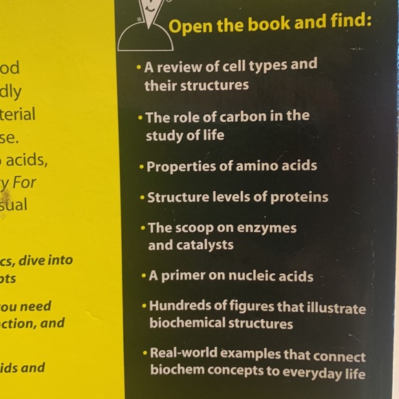 SALE!! Biochemistry and anatomy for Dummies - Picture 7 of 11